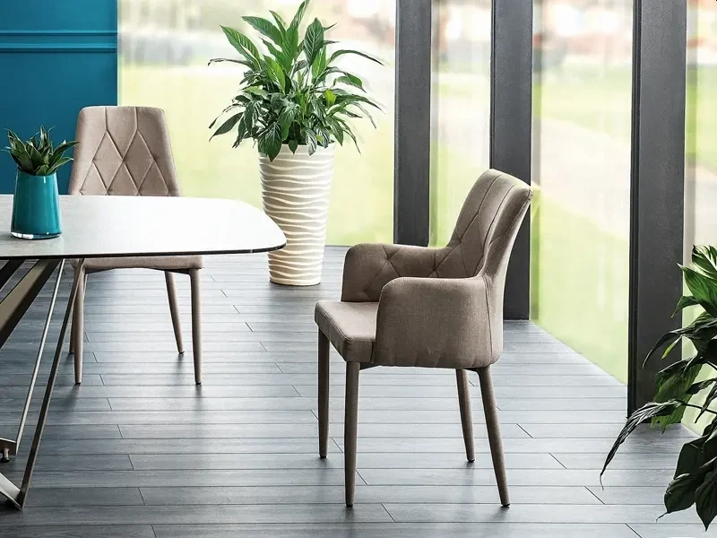 Krzesło tapicerowane Ricardo szary .06