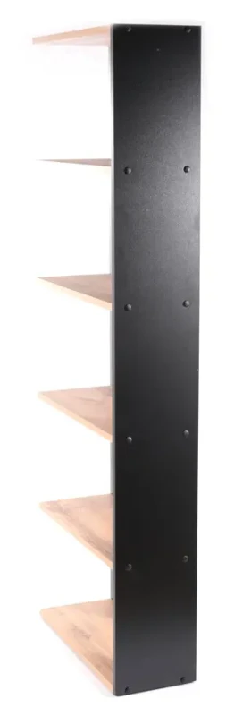 Regał Corner 170x60 cm dąb wotan/czarny