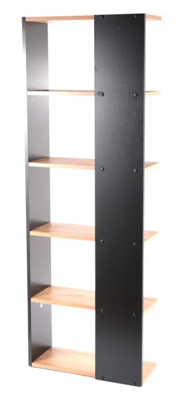 Regał Corner 170x60 cm dąb wotan/czarny