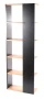 Regał Corner 170x60 cm dąb wotan/czarny