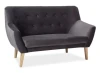 Sofa tapicerowana Nordic 2 Velvet granat Bluvel 86