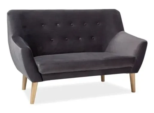 Sofa tapicerowana Nordic 2 Velvet granat Bluvel 86