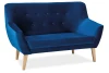 Sofa tapicerowana Nordic 2 Velvet szara Bluvel 14