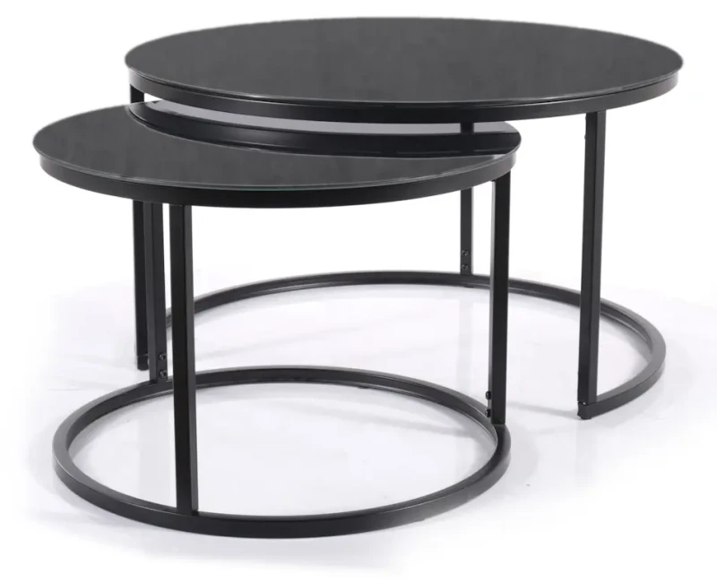 Zestaw stolików Atlanta D czarny