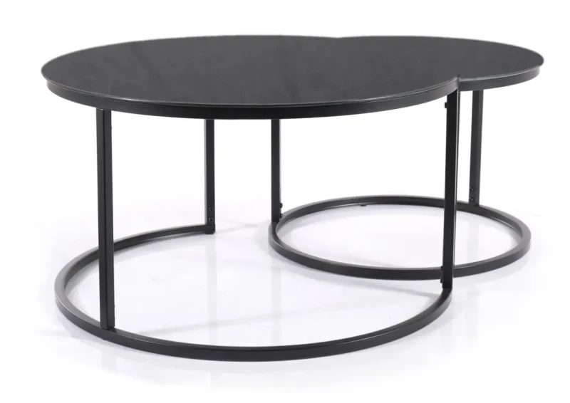 Zestaw stolików  Atlanta D czarny