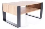 Ława Gema 64x100 cm dąb wotan/czarny