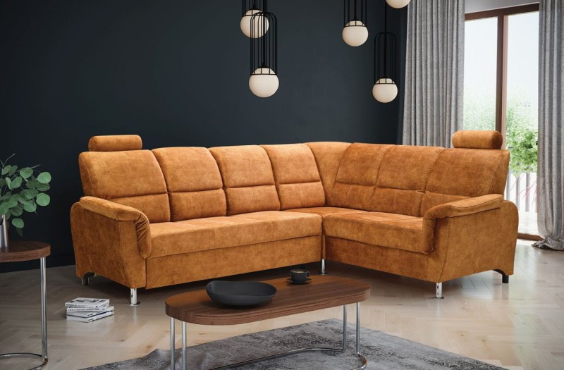 Narożnik tapicerowany rozkładany Diana Tesla06