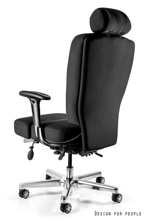 Fotel biurowy na kółkach Major czarny