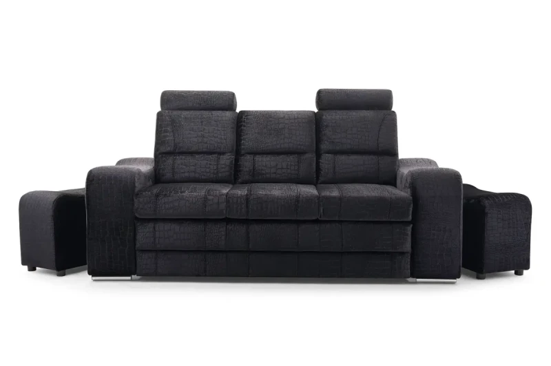 Sofa tapicerowana rozkładana Wenus CROCO 800