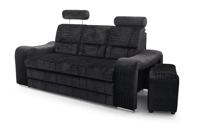 Sofa tapicerowana rozkładana Wenus CROCO 800