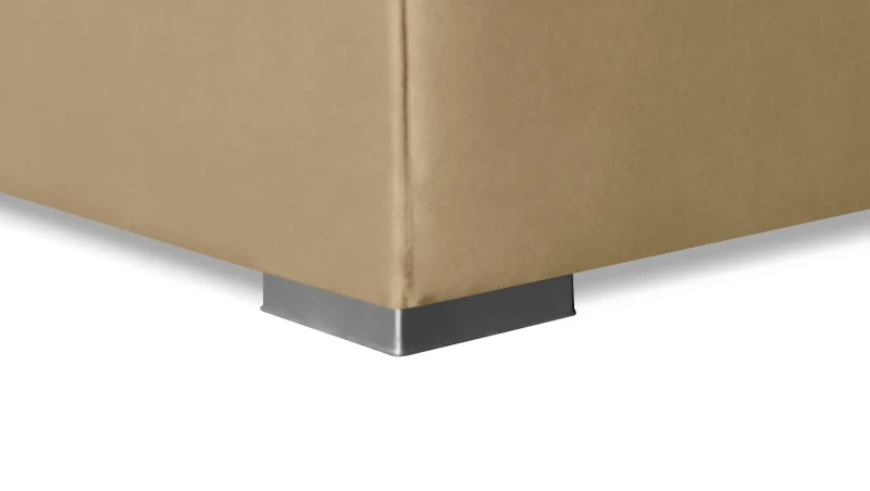 Łóżko kontynentalne Glamour z pojemnikiem dwuosobowe tapicerowane