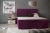 Łóżko kontynentalne Quarto z pojemnikiem dwuosobowe tapicerowane