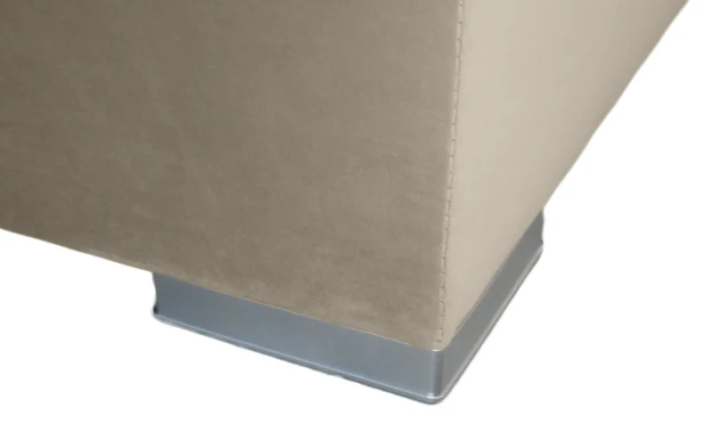 Łóżko kontynentalne Belize z pojemnikami dwuosobowe tapicerowane