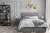 Łóżko kontynentalne Puro z pojemnikami dwuosobowe tapicerowane