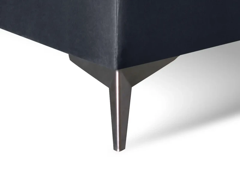 Łóżko kontynentalne Molly z pojemnikami dwuosobowe tapicerowane