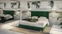 Łóżko kontynentalne Dust tapicerowane