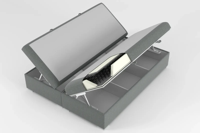 Przekrój materaca ze sprężynami Bonellowymi