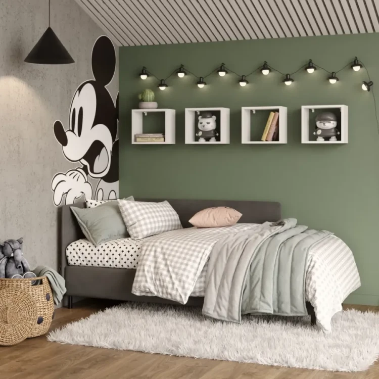 Zestaw 4 półek wiszących Huron biały