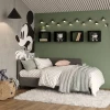 Zestaw 4 półek wiszących Huron czarny