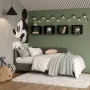 Zestaw 4 półek wiszących Huron czarny