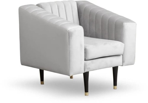 Fotel tapicerowany Clara w stylu skandynawskim