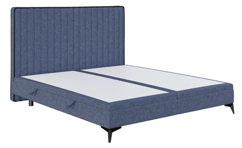 Łóżko kontynentalne do pokoju młodzieżowego Ars z pojemnikiem 90x200 jednoosobowe tapicerowane