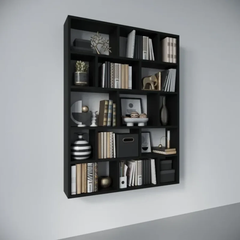 Regał wiszący Wener czarny