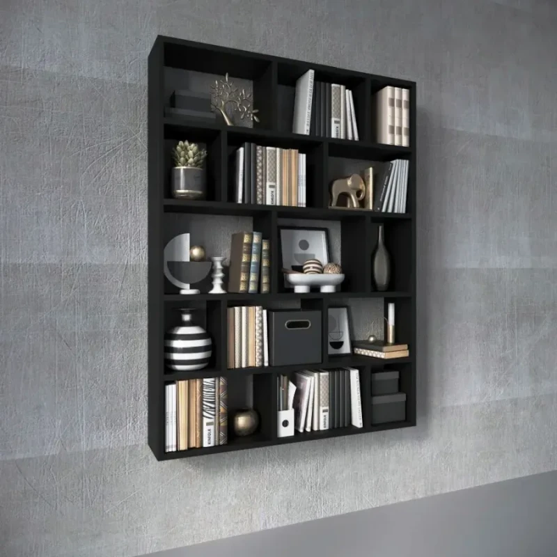 Regał wiszący Wener czarny