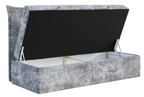Łóżko młodzieżowe Bench z pojemnikiem 200x90 tapicerowane