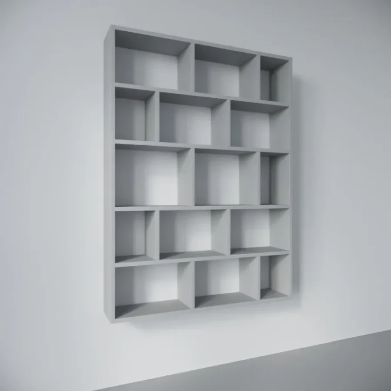 Regał wiszący Wener szary jasny