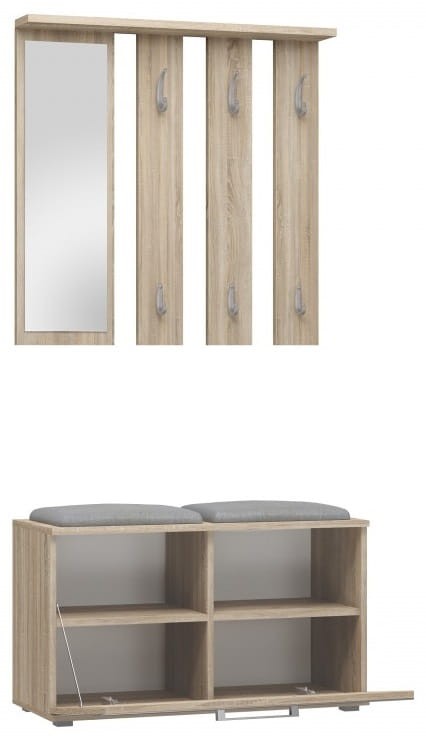 Zestaw mebli do przedpokoju Lille Dąb sonoma