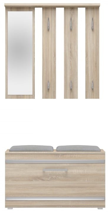 Zestaw mebli do przedpokoju Lille Dąb sonoma