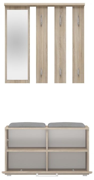 Zestaw mebli do przedpokoju Lille Dąb sonoma