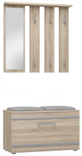 Zestaw mebli do przedpokoju Lille Dąb sonoma
