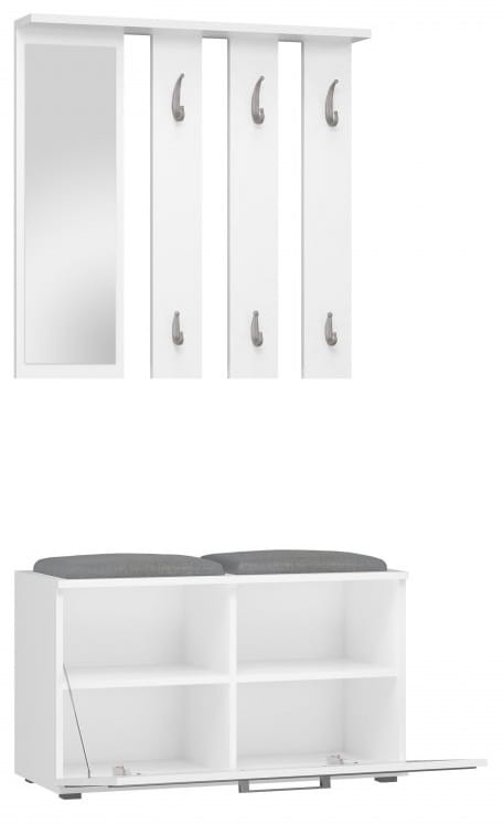 Zestaw mebli do przedpokoju Lille Biała