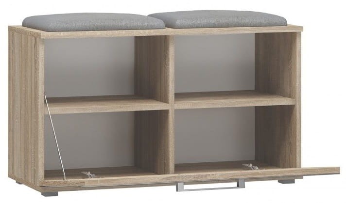 Szafka na buty z siedziskiem Lille Dąb sonoma