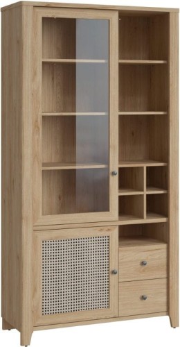 Witryna Parilla V02L 108 cm jackson hickory/amadeus