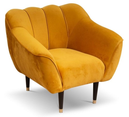 Fotel tapicerowany Molly w stylu skandynawskim