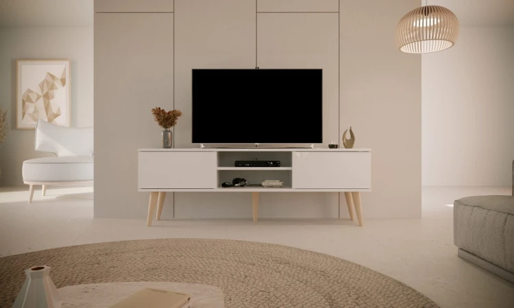 Szafka RTV Toronto 160 cm biały