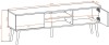 Szafka RTV Toronto 160 cm wymiary