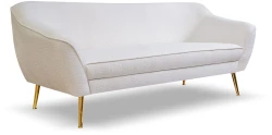 Sofa tapicerowana Bea III tkanina boucle baranek