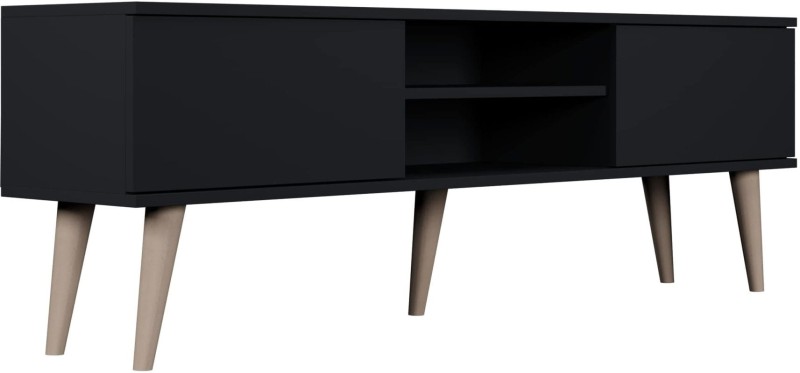 Szafka RTV Toronto 160 cm | Czarny