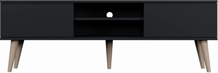 Szafka RTV Toronto 160 cm | Czarny