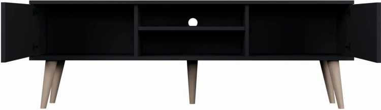 Szafka RTV Toronto 160 cm | Czarny