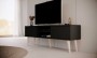Szafka RTV Toronto 160 cm | Czarny