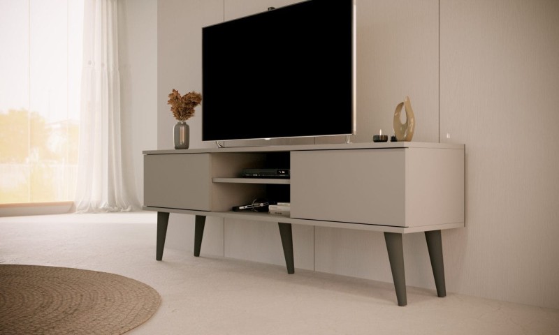 Szafka RTV Toronto 160 cm | Szary chinchilla