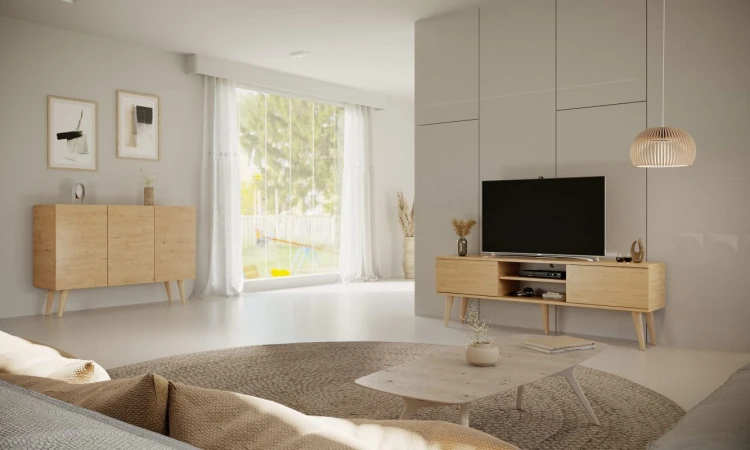 Szafka RTV Toronto 160 cm | Dąb artisan