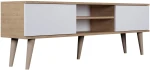 Szafka RTV Toronto 160 cm | Dąb artisan + biały