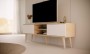 Szafka RTV Toronto 160 cm | Dąb artisan + biały