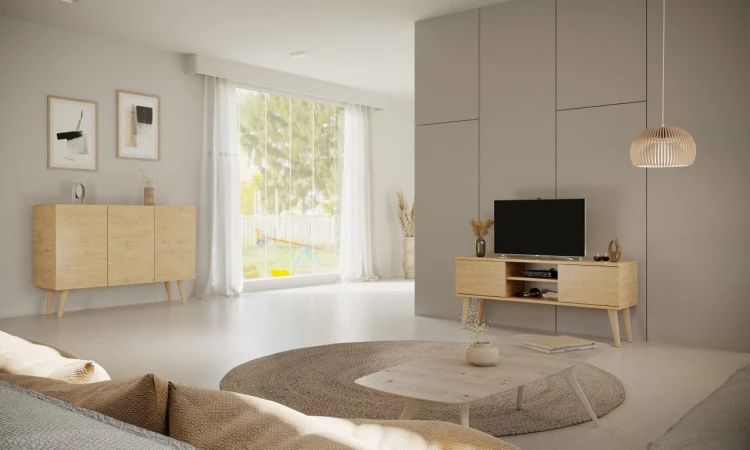 Szafka RTV Toronto 120 cm | Dąb artisan